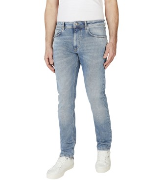 Pepe Jeans Jeans in taillierter Passform Stanley blau