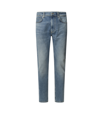 Pepe Jeans Jeans in taps toelopende pasvorm Stanley blauw