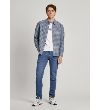 Pepe Jeans Dżinsy Tapered Stanley w kolorze niebieskim