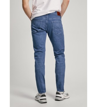 Pepe Jeans Dżinsy Tapered Stanley w kolorze niebieskim