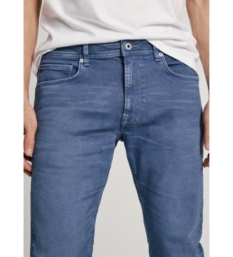 Pepe Jeans Dżinsy Tapered Stanley w kolorze niebieskim