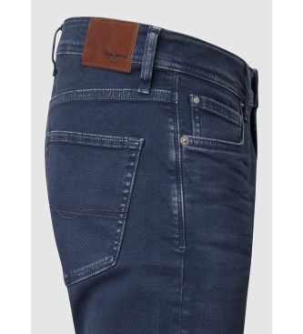 Pepe Jeans Dżinsy Tapered Stanley w kolorze niebieskim