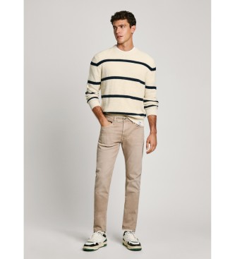 Pepe Jeans Jeans taps toelopend Stanley beige