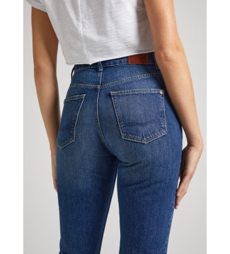 Pepe Jeans Jeans Tapered Uhw Sparkle azul