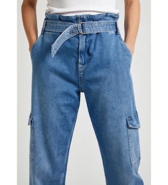 Pepe Jeans Jeans Tapered Uhw Utility blue
