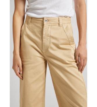 Pepe Jeans Tasha beige chino broek