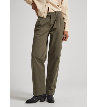 Pepe Jeans Green Tina trousers