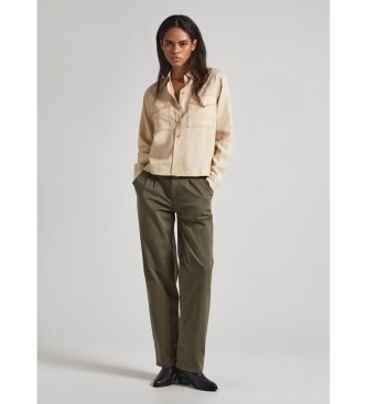 Pepe Jeans Green Tina trousers