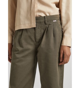 Pepe Jeans Green Tina trousers