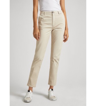 Pepe Jeans Tracy beige chino-bukser