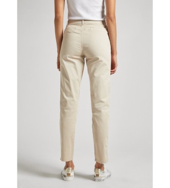 Pepe Jeans Tracy beige chino-bukser