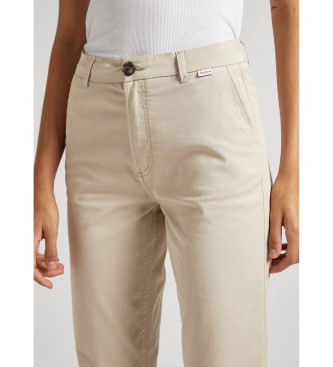 Pepe Jeans Tracy beige chino-bukser