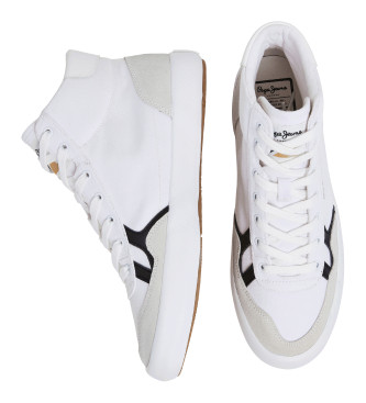 Pepe Jeans Travis City Leather Sneakers branco