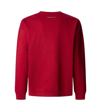 Pepe Jeans Bluza Union Crew w kolorze czerwonym