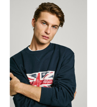 Pepe Jeans Union Crew Sweatshirt navy