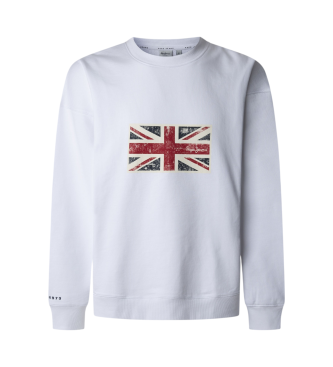 Pepe Jeans Bluza Union Crew biała