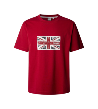 Pepe Jeans T-shirt Union vermelha