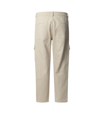 Pepe Jeans Utility cargo-bukser off-white ecru