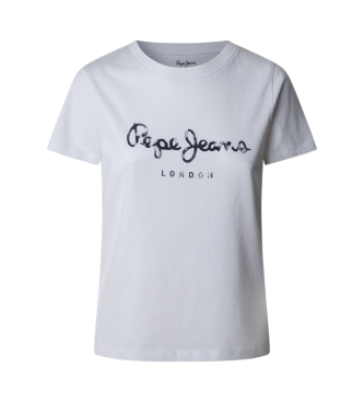 Pepe Jeans Camiseta De Manga Corta Val blanco