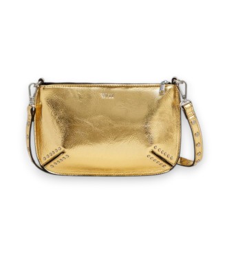 Pepe Jeans Bolsa de mo dourada Valeria Glimmer