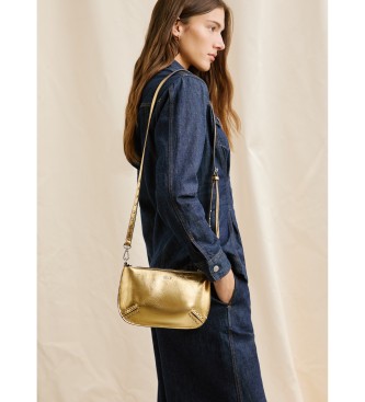 Pepe Jeans Bolsa de mo dourada Valeria Glimmer