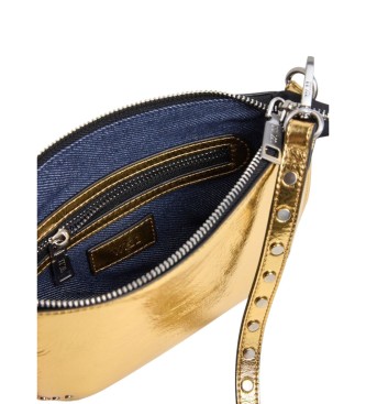 Pepe Jeans Bolsa de mo dourada Valeria Glimmer