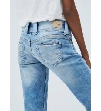 Pepe Jeans Pantaloncini di jeans Venus blu