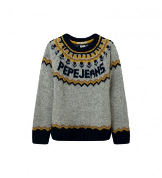 Pepe Jeans Pull Alpine Victor gris