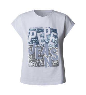 Pepe Jeans T-shirt de manga curta Viti branca