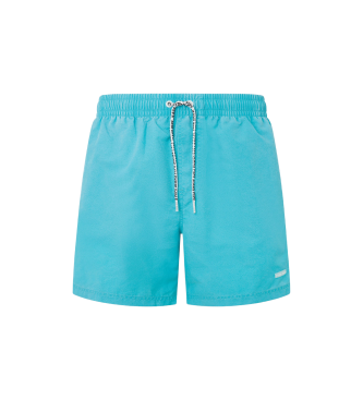 Pepe Jeans Einfarbig blau gewaschener Badeanzug