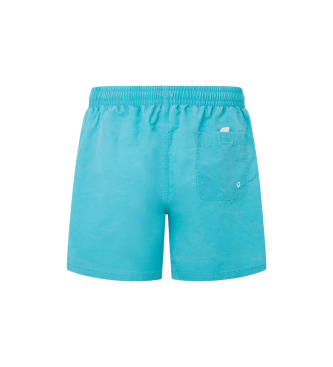 Pepe Jeans Einfarbig blau gewaschener Badeanzug