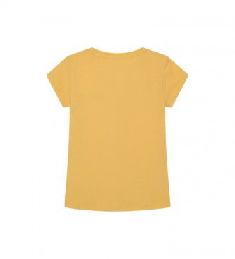 Pepe Jeans Wenda Mini Logo T-Shirt jaune