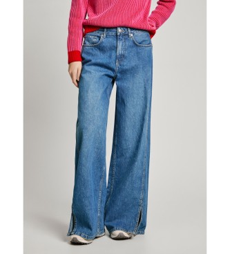 Pepe Jeans Wide fit jeans Slit blue