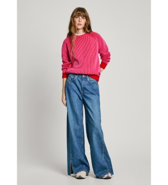 Pepe Jeans Jeans med vid passform Slit bl