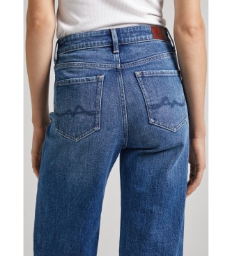 Pepe Jeans Jeansy o szerokim kroju i niebieskim kolorze Tio Alto