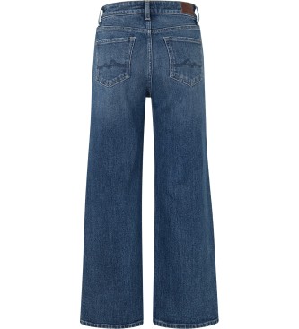 Pepe Jeans Jeansy o szerokim kroju i niebieskim kolorze Tio Alto