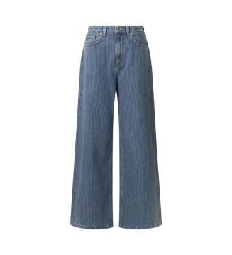 Pepe Jeans Jaimy blauwe wijde jeans