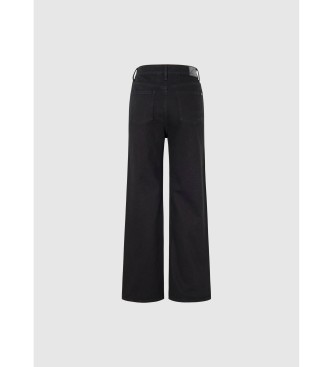 Pepe Jeans Široke kavbojke Sparkle Jeans black