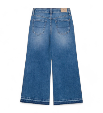 Pepe Jeans Dżinsy z szerokimi nogawkami Undon Jr niebieski