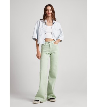 Pepe Jeans Willa green trousers