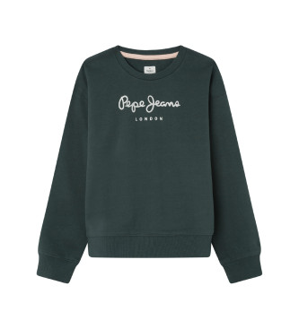 Pepe Jeans Sweatshirt Winterroos groen