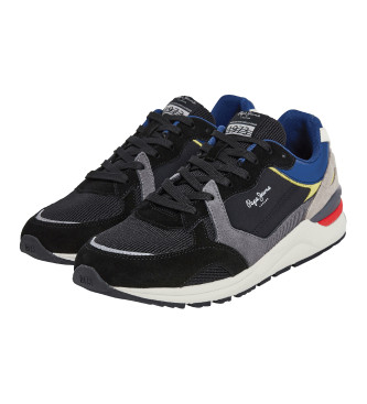 Pepe Jeans X20 Free Leather Sneakers preto