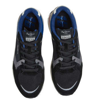 Pepe Jeans X20 Free Leather Sneakers preto