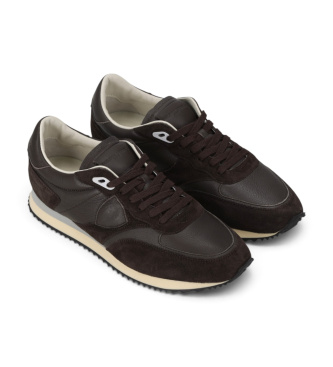 Philippe Model Chaussures en cuir Blville Low marron foncé