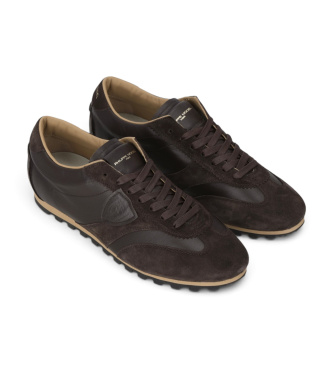 Philippe Model Planche Low brown leather sneakers