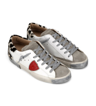 Philippe Model Sapatilhas de Pele Prsx Low branco