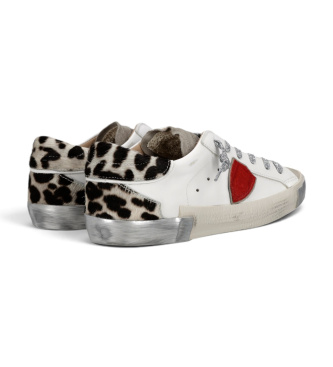 Philippe Model Sapatilhas de Pele Prsx Low branco