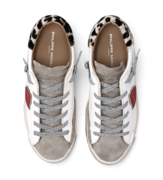 Philippe Model Sapatilhas de Pele Prsx Low branco