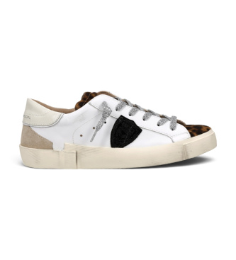 Philippe Model Sneaker in Pelle Prsx Low bianche
