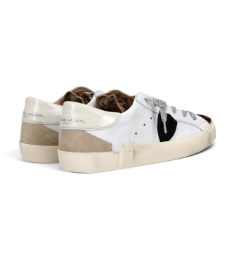 Philippe Model Sneaker in Pelle Prsx Low bianche